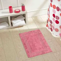 OBSESSIONS Blush Cotton Reversible Quick Dry Bath Mat (Small)-picture-26