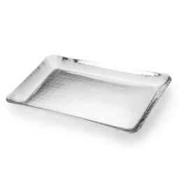 FnS Silver Stainless Steel Serving Tray-31