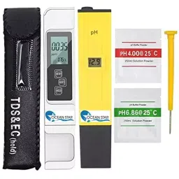 OCEAN STAR Digital TDS and EC Water and Temperature Meter PY-RBCW-UFT6-6