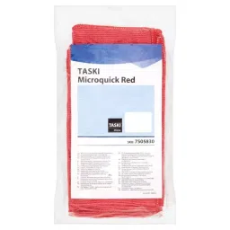 TASKI Cleaning Cloth 40 x 40cm Red Cleaning and Dusting, D5627671 (Pack of 5)-image-57