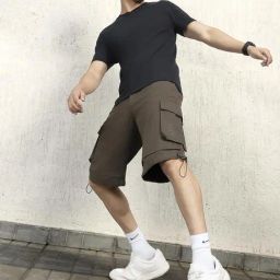 Hubberholme Men Cotton Relaxed Fit Mid-Rise Knee Length Shorts 8-image-46