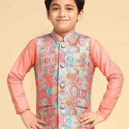 Kisah Kids Multi Printed BlazerWaistCoats-image-76