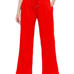 PATRORNA Red Mid Rise Regular Fit Modern Palazzos-image-93