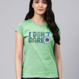Lyra Green Cotton Printed T-Shirt-picture-31