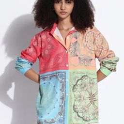 Showoff Multicolor Cotton Relaxed Fit Printed Shirt-image-21