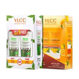 VLCC Neem Face Wash and Anti Tan Sunscreen SPF 25 Combo-6
