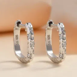 Ornate Jewels 925 Sterling Silver Huggie Hoop Earrings for Women-image-31