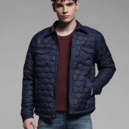 Jack & Jones NavyRegular Fit Quilted Reversible Jacket-picture-22