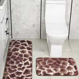 Saral Home Brown Polyester Modern Runner-16