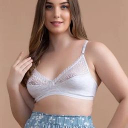 Clovia Grey Lace Non Padded Bra-picture-16