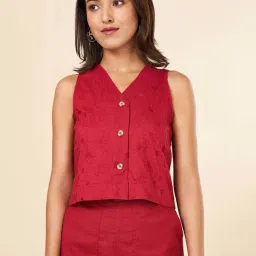 Akkriti by Pantaloons Red Printed Top-picture-14