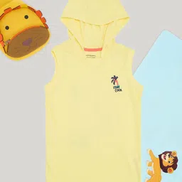 Pantaloons Junior Boys Graphic Printed Hooded T-shirt-51