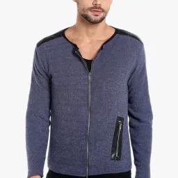 Campus Sutra Purple Full Sleeves Regular Fit Jacket-23