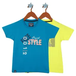 Monte Carlo Kids Multicolor Printed T-Shirt (Pack Of 2)-picture-17