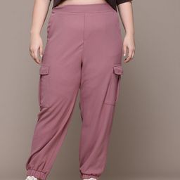 The Roadster Lifestyle Co. Women Plus Size Pleated Joggers-image-56