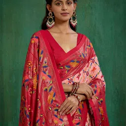 Sangria Ethnic Motifs Printed Saree-picture-58
