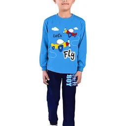 ACTLIVE Boys Blue Cotton Blend Clothing Set-picture-20