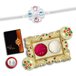 DeoDap Multi 4 Pieces Rakhi Gift Set-image-16
