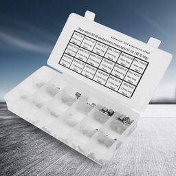180Pcs Threaded Insert,M2 M3 M,4 M5 M6 M8 Wire Threaded Insert Stainless Steel Thread Repairing Tool with Storage Box image 2