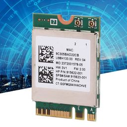 ASHATA Wlan Card,Network Card RTL8822BE Band 2.4G/5G M.2 Interface Support For Bluetooth 4.2,Support For Win 7, For Win 8 And For Win 10 System Desktop image 5