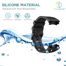 Soft Silicone Strap Band Compatible with Amazfit T-Rex 2 | Adjustable Silicone Rubber Band with Installation Tool for T Rex 2 image 5