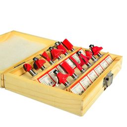 KROST 12 PCS MULTI SHAPES ROUTER/TRIMMER BIT SET COMBO WITH WOODEN BOX 8MM SHANK SPECIALLY DESIGNED FOR WOODWORKING image 3