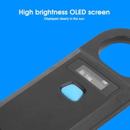 cuifati Animal Tag Reader, Pet Microchip Reader Scanner, Universal RFID Reader, Supports for EMID/FDX‑B / ISO1784/85(black) image 2