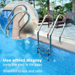 F FABOBJECTS® Pool Ladder Steps | Stainless Steel Swimming Pool Ladder - Entry and Exit System for In-Ground & Above Ground Swimming image 4