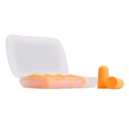 pack all Foam Earplugs for Sleeping 5 pairs with Portable Carry Case Can be Cleaned and Reused Repeatedly, for Hearing Protection, Noise Reduction, Hunting Season, Sleeping, Snoring, Working, Shooting image 5