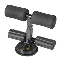 AATMNIVEDI Sit-ups Assistant Device, Upgraded Sit-up Fitness Equipment Muscle Exercise Abdominal Device Portable Sit Up Bar with Foam Padded for Floor 3 Positions for Abs Home Workout (Black) image 1