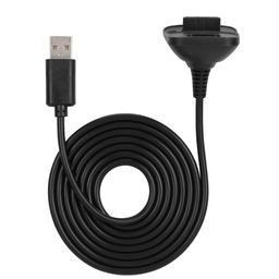 ubersweet UBERSWEET® For XBOX 360 Controller Charging Cable, Environmentally Friendly Convenient Strong Enough For Home (Black) image 2