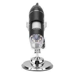 RuhZa LED Digital Microscope 50X to 500X 2MP USB Magnifier 8 LED Magnification Endoscope Camera Magnifier PC Video Camera with Stand(Support USB UVC Protocol Equipment) - (500xMICROSCOP) image 5