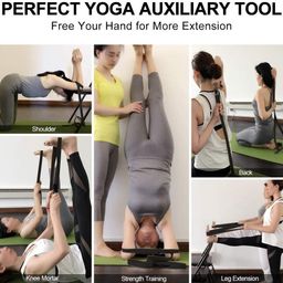 serveuttam Yoga Block (2 PC) - High Density EVA Foam Block to Support and Deepen Poses, Improve Strength and Aid Balance and Flexibility with Yoga Belt (Yoga Blocks with Belt) image 4