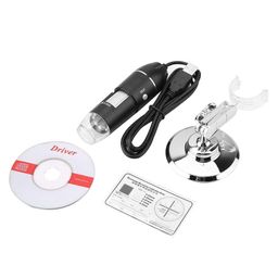 RuhZa LED Digital Microscope 50X to 500X 2MP USB Magnifier 8 LED Magnification Endoscope Camera Magnifier PC Video Camera with Stand(Support USB UVC Protocol Equipment) - (500xMICROSCOP) image 2