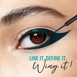 lakmé Lakme 9 to 5 Eyeconic Liquid Eyeliner Matte Finish, Waterproof, Smudgeproof 24 Hrs,Blue, 4.5 ml image 3