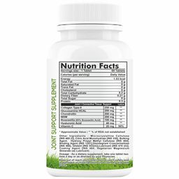 herbagenix Joint Support Supplement Collagen Type 2 With Glucosamine, Chondroitin, MSM, Boswellia, Vitamin C, And Hyaluronic Acid Supplements For Joints Mobility & Lubrication-60 Tablets (Pack 1) image 2