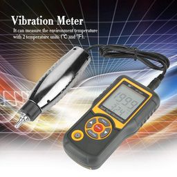 LABART HT-1201 Digital Vibration Meter Vibrometer Acceleration Sensor Gauge Analyzer Tester for Vibration Speed Acceleration Displacement image 4