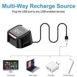 sengkob Charger Compatible with Fitbit Versa 2, Replacement Charging Cable Dock Cradle with 3.3ft USB Cord for Fitbit Versa 2 Smartwatch image 4