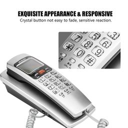 hakeeta Fashion FSK/DTMF Standard Corded Phone Landline Phone with Caller ID, Support Callback Function and One-Key Replay Function, Suitable for Home or Office image 5