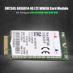 ELBME® Network Card, EM7345 4G LTE WWAN Card Module for Thinkpad X250 X1C W550 T450 X240 T440 Support for LTE/HSPA+ /EMEA Countries image 2
