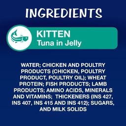 Purina Felix with Tuna in Jelly | Wet Food for Kittens | Complete and Balanced Kitten Food, Pack of 12 Pouches (12 x 85 g) image 3
