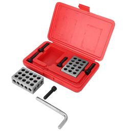 Machinist 23 Holes, High Quality Gauge Hole Blocks, Professional Steel 1-2-3 Blocks Machinist, for Milling Machine Easy to Use Industry image 3