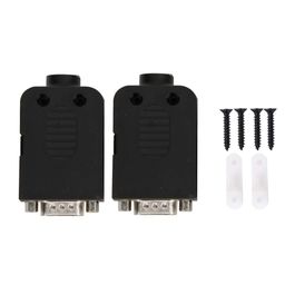 meiyya Terminal Connector, Terminals Signal Module, Male Terminals Connector 2pcs DB9 Pin for Pin Connections image 2