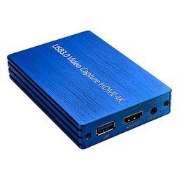 Microware 4K HDMI Video Capture Device Capture Card Box USB3.0 HD 1080p Drive-Free Game Broadcast with Microphone image 1
