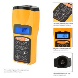 HETVIN Digital Distance Measuring Meter Laser Distance Meter LCD Display Laser Measurement Device Ultrasonic Distance Measure Meter Laser Pointer 60 Ft & 18 Mt with LCD Display image 5