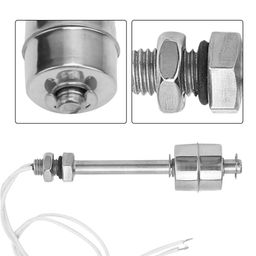 Water Level Sensor Float Switch, 0~220V Stainless Steel Liquid Water Level Sensor Float Switch for 100mm Length Pool Can image 5