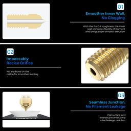 Official Creality Ender 3 V3 SE Nozzles 0.4mm 5PCS High-Speed Brass Nozzles 3D Printer Accessories M6 Hotend Extruder Nozzle for Ender 5 S1/Ender 7 3D Printer image 3