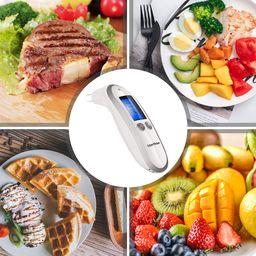 lencool Ketone Breath Tester Meter,Ketosis breathalyzer for Testing ketosis with 10pc Mouthpieces(White) image 4