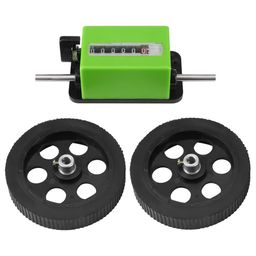 Roller-Type Meter Counter,JM316 Mechanical Length Counter Meter Counter,Roller-Type Counting Machine Range:0-99999.9meters for Measuring Textile, Printing image 1