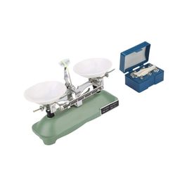 estink 200g/0.2g Mechanical Tray Balance Scale, Lab Mechanical Balance Scale with Weights, Chemical Physics Laboratory Teaching Tool, Easy to Use image 1